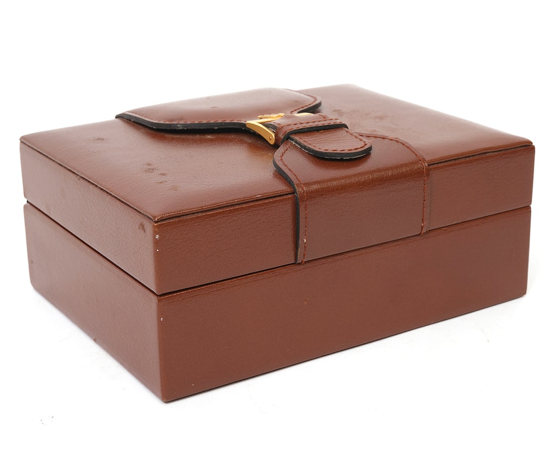 Rolex Brown Leather & Wood Watch Box (1 of 7)