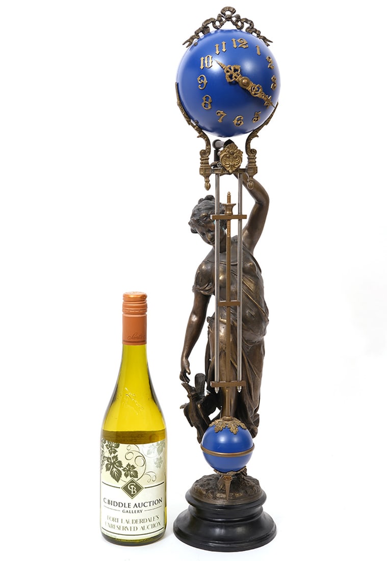 French Swinging Arm Mystery Clock (1 of 7)