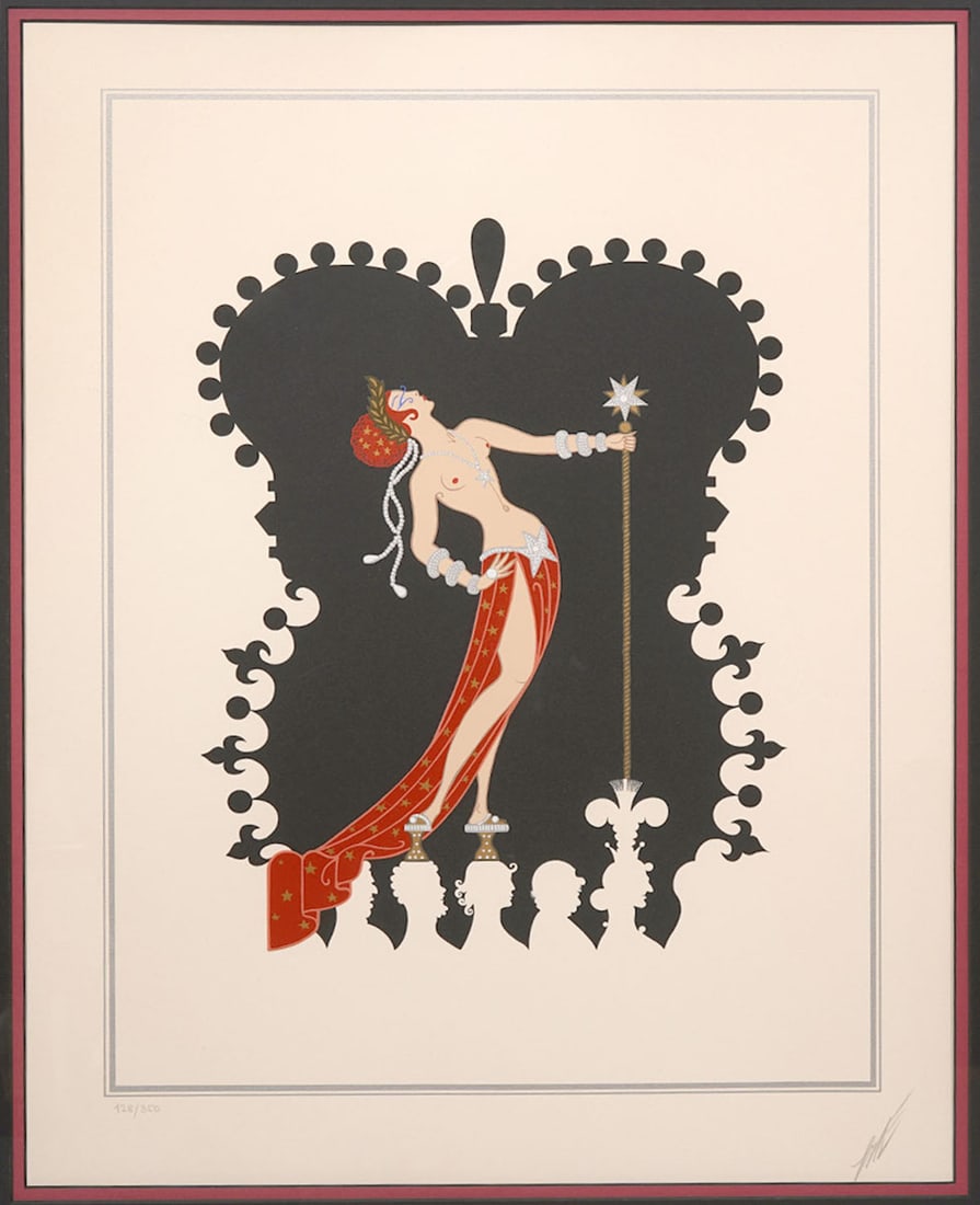 Erte "Pride" Serigraph Signed & Numbered - 2