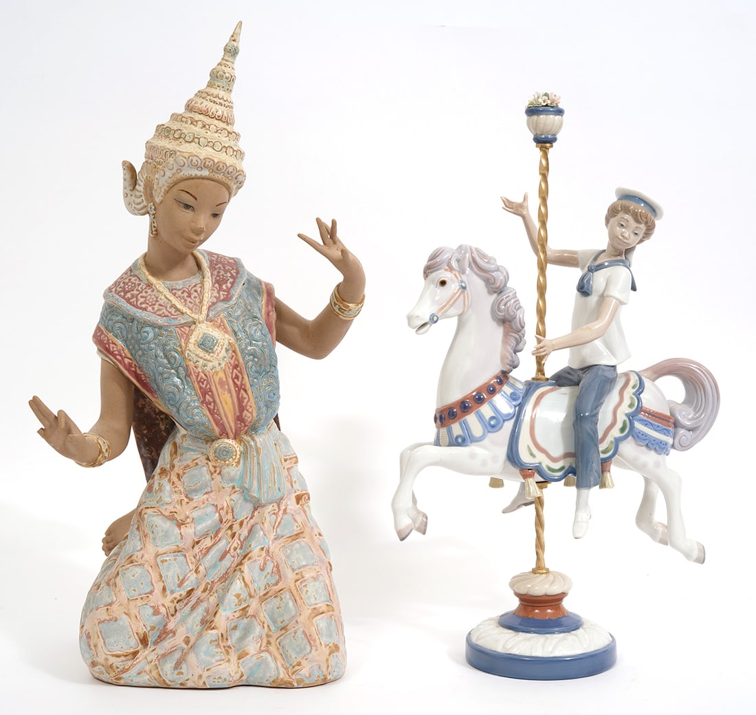 Two Lladro Porcelain Figures #2069 & #1470 (1 of 8)