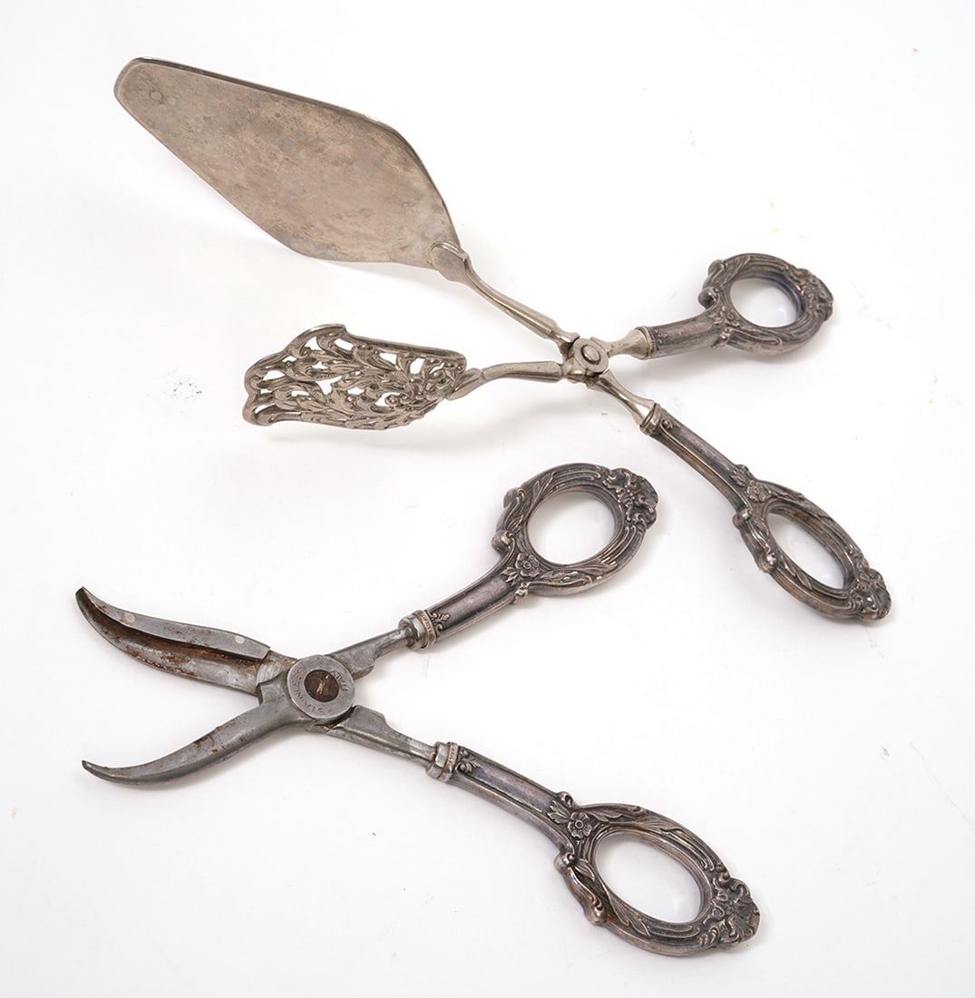 Webster Sterling Silver Serving Tongs & Shears (1 of 5)