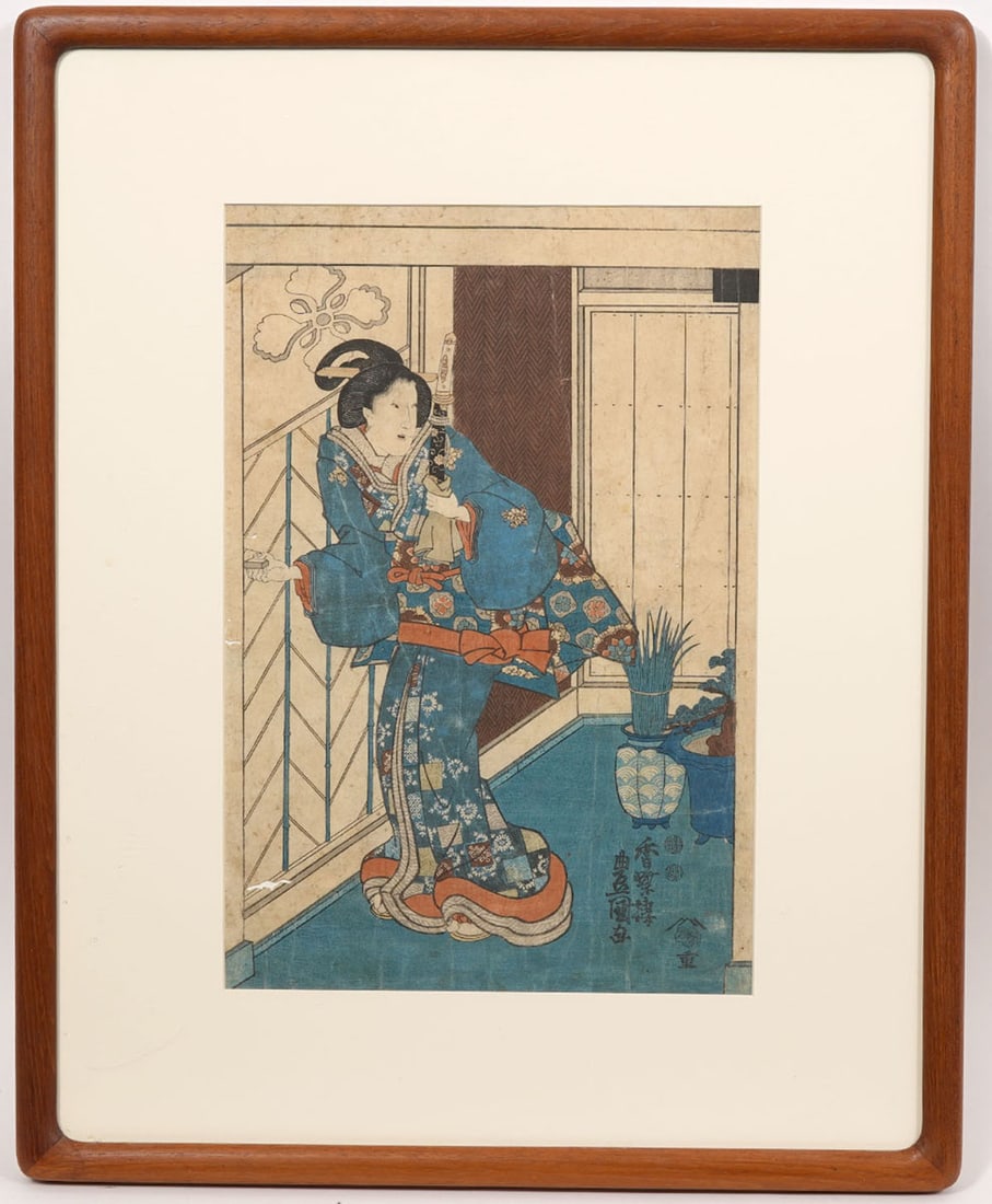 Utagawa Kunisada Ukiyo-e Woodblock Print (1 of 3)