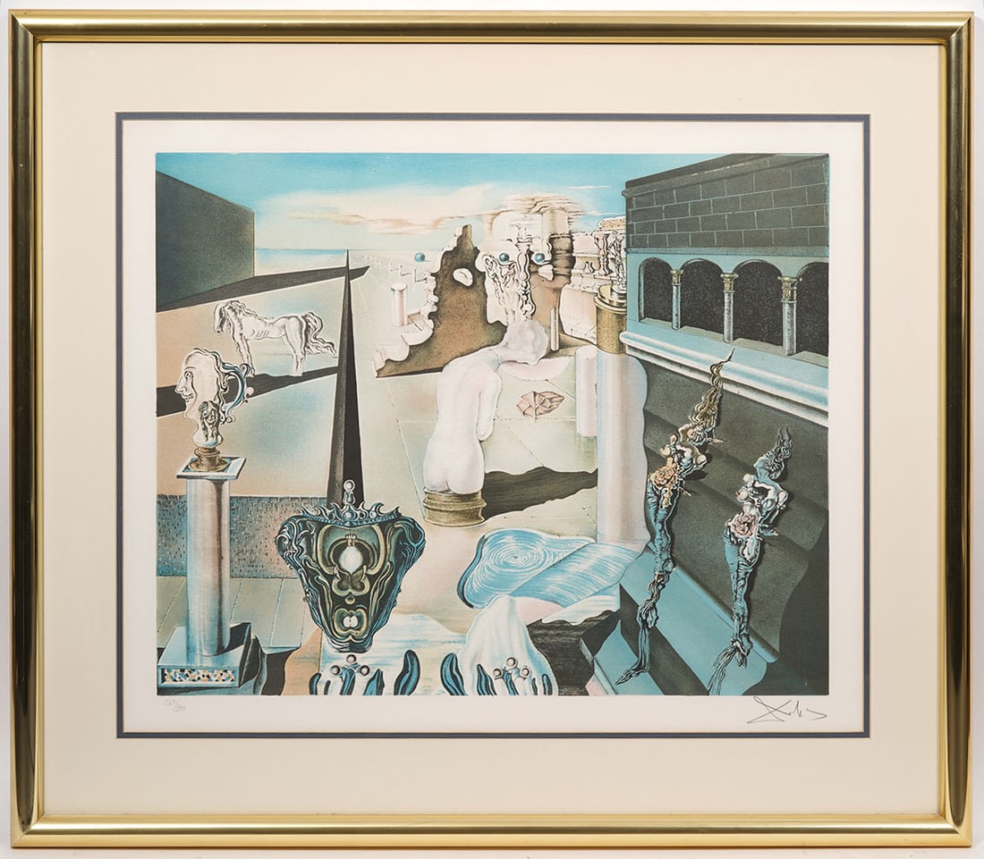 After Dali "The Invisible Man" Print (1 of 6)