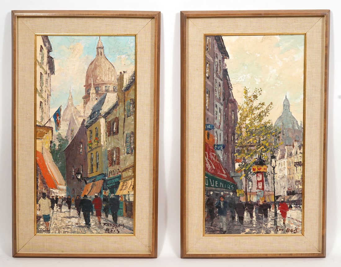 Pr. Francois Du Bois Parisian Street Scene O/C (1 of 6)