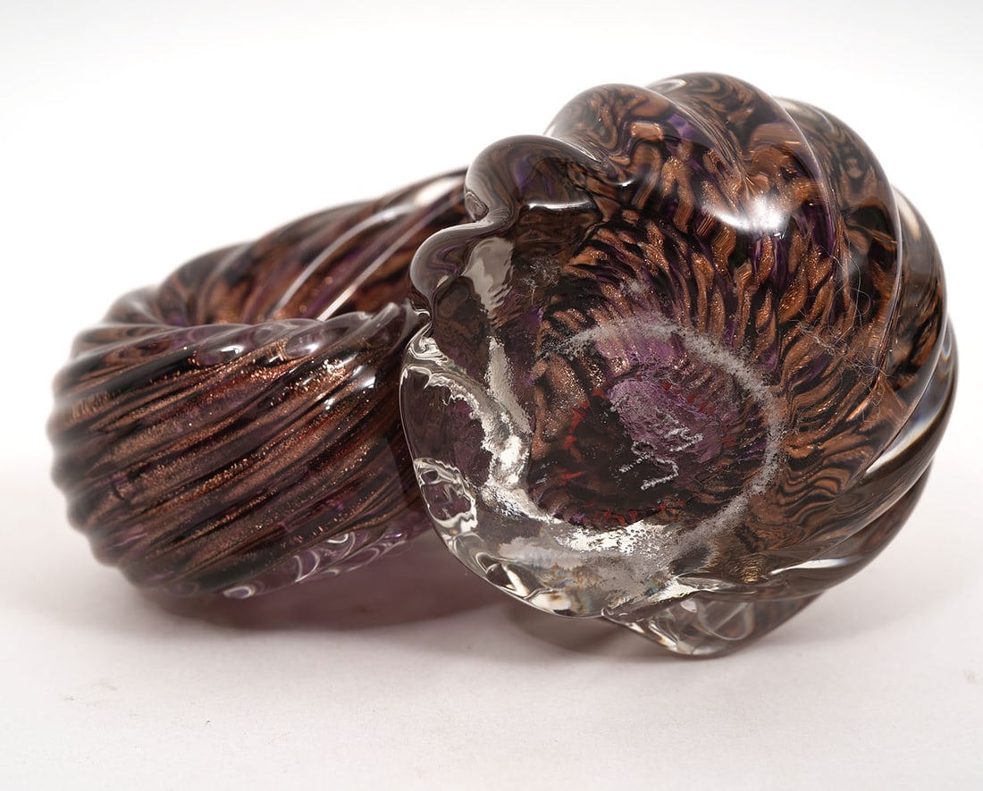 Three Assorted Art Glass Paperweights - 3