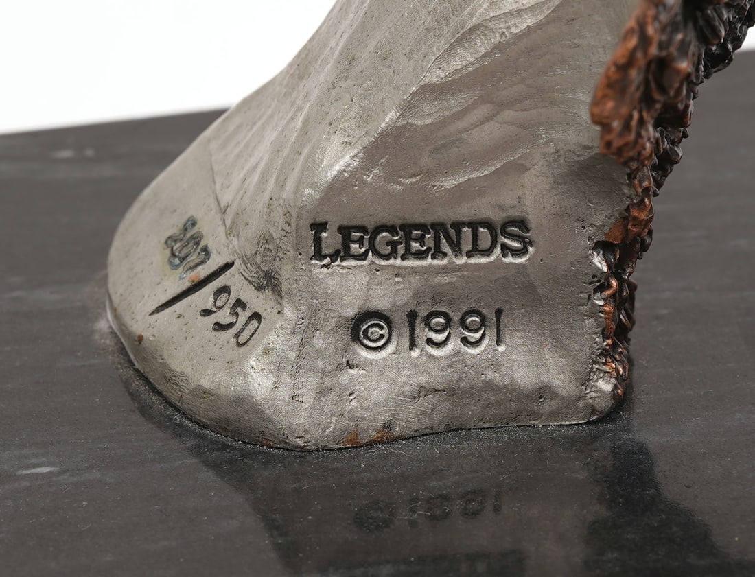 K. Cantrell 'Plains Monarch' Bronze Sculpture - 2