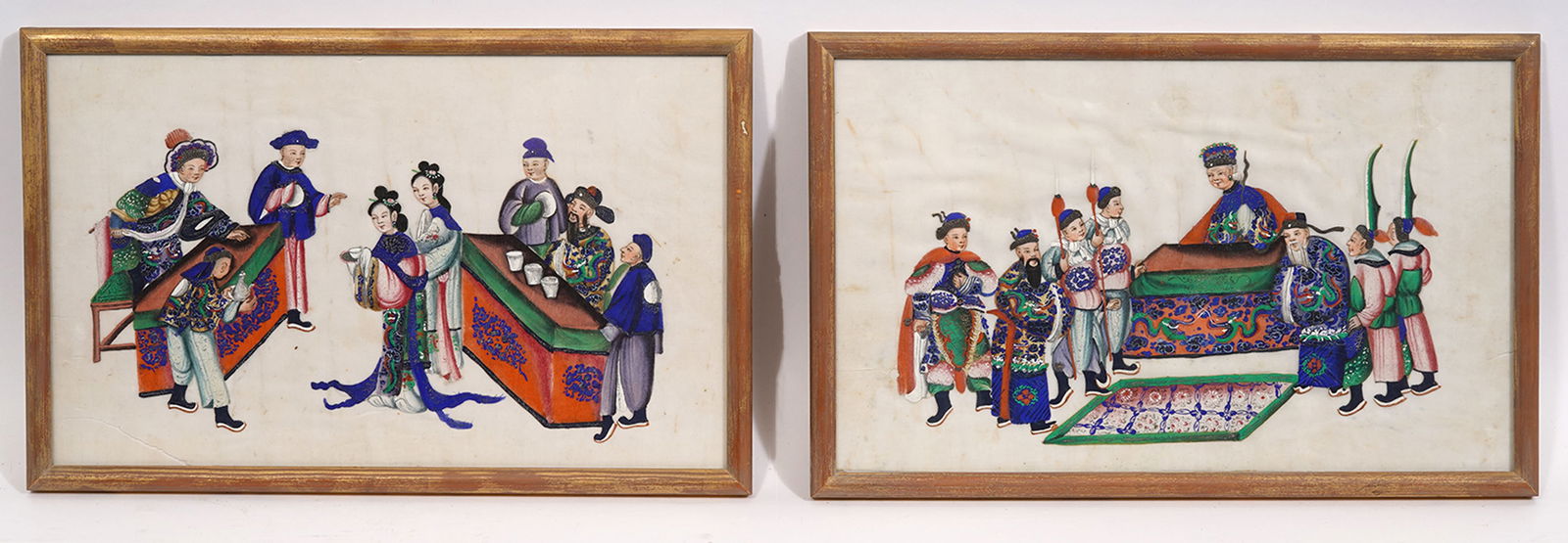 Group of 4 Chinese Gouache on Pith Paintings - 2