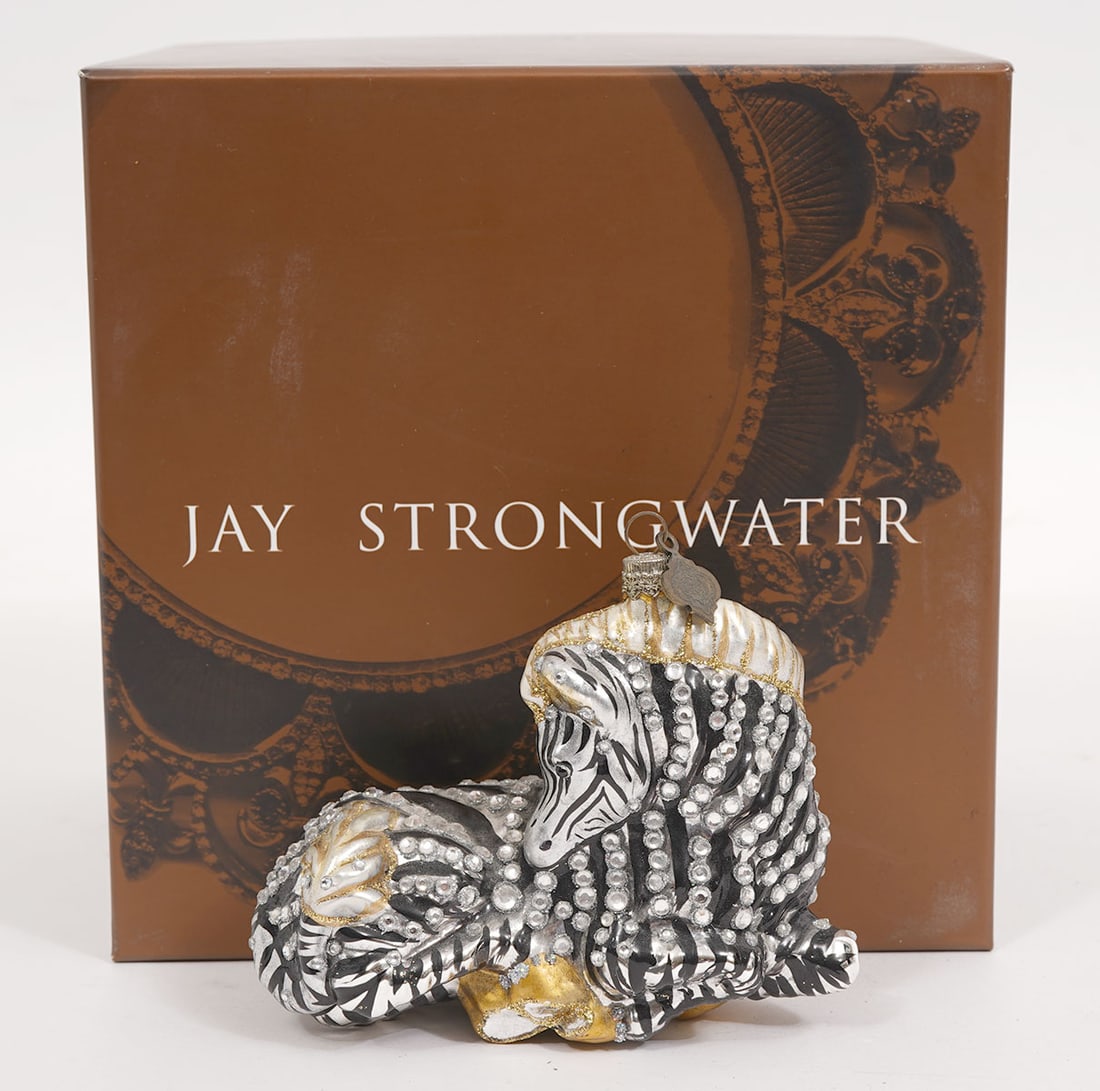 Jay Strongwater Zebra Ornament (1 of 6)