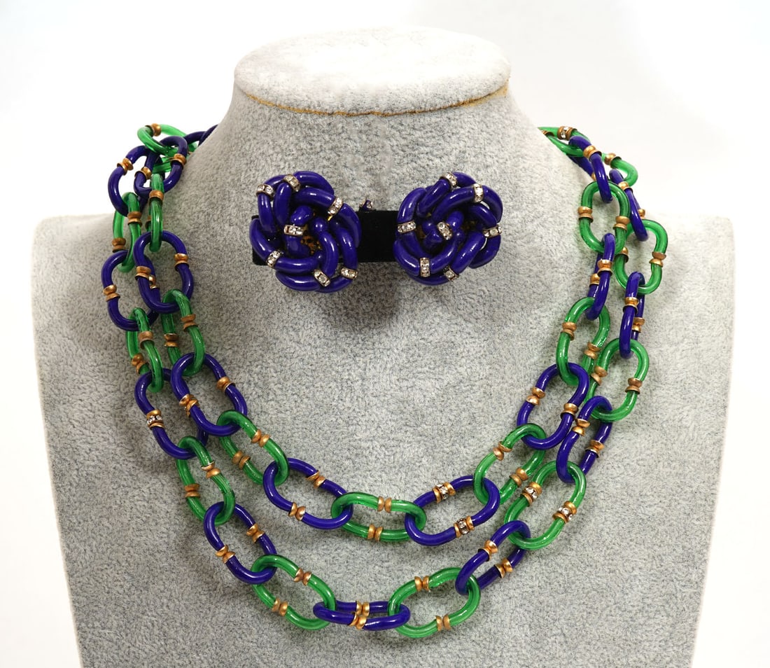 Archimede Seguso for Chanel Glass Link Jewelry - 2