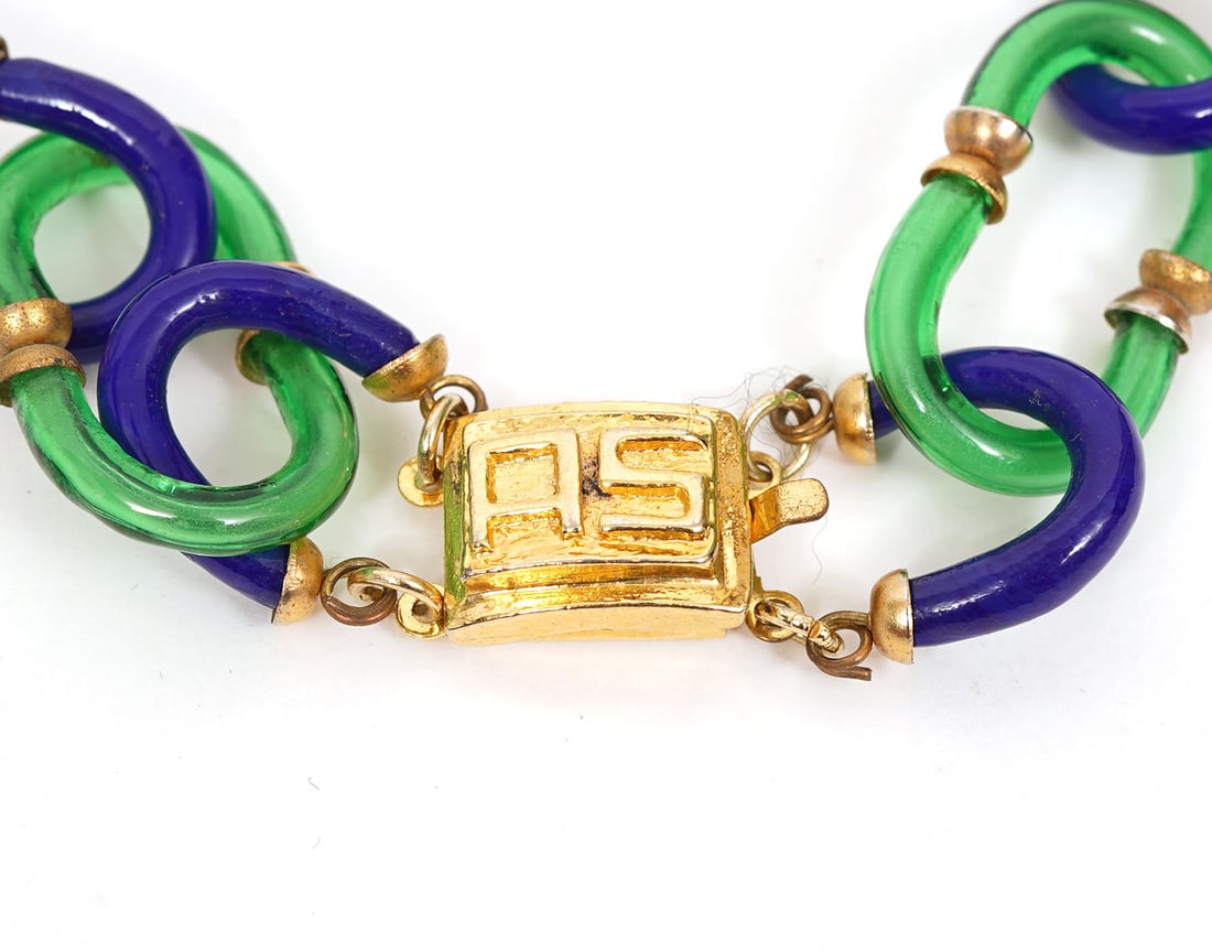 Archimede Seguso for Chanel Glass Link Jewelry - 5