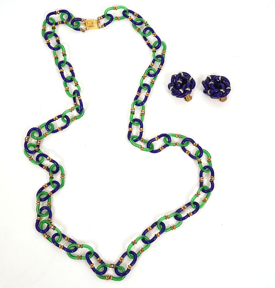 Archimede Seguso for Chanel Glass Link Jewelry - 7