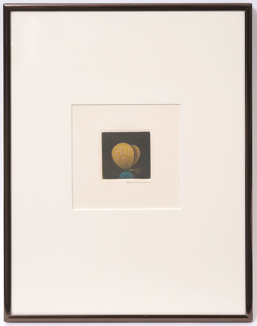 Yozo Hamaguchi 'Papillon Rouge' Signed Mezzotint (1 of 5)