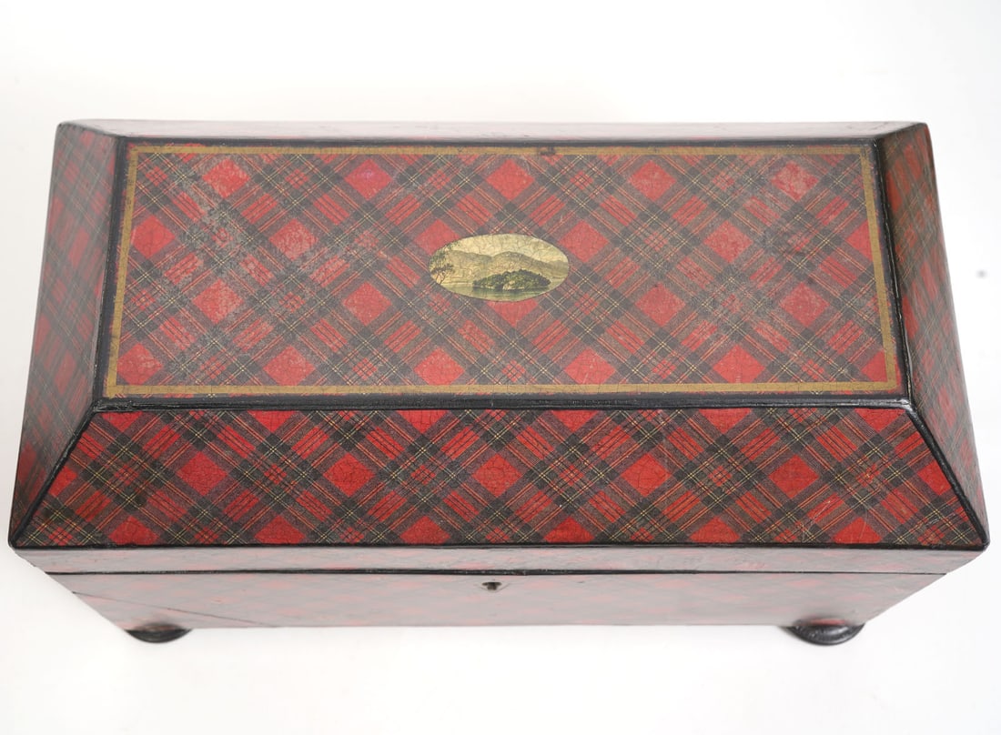 Two Scottish Stuart Tartan Ware Boxes - 4