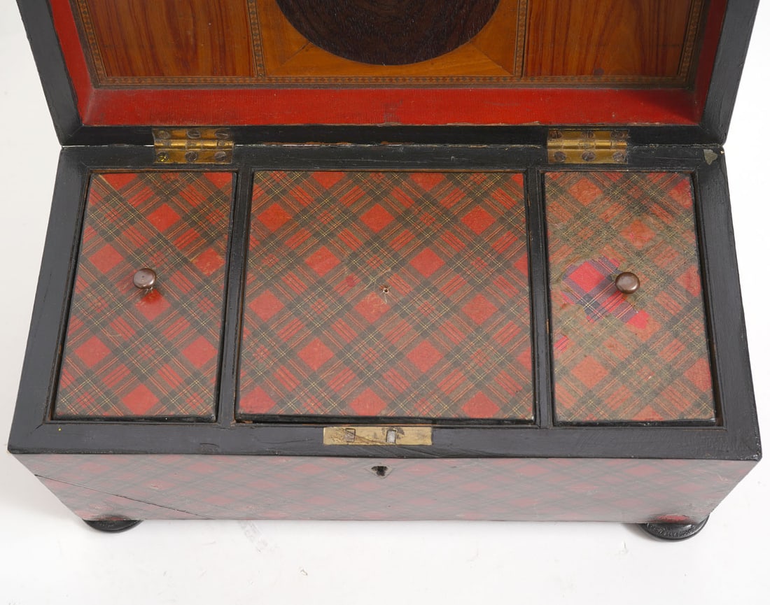 Two Scottish Stuart Tartan Ware Boxes - 7