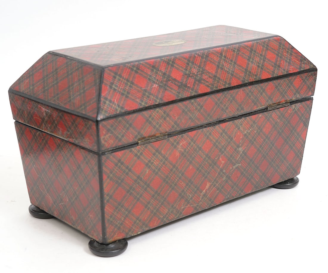 Two Scottish Stuart Tartan Ware Boxes - 9