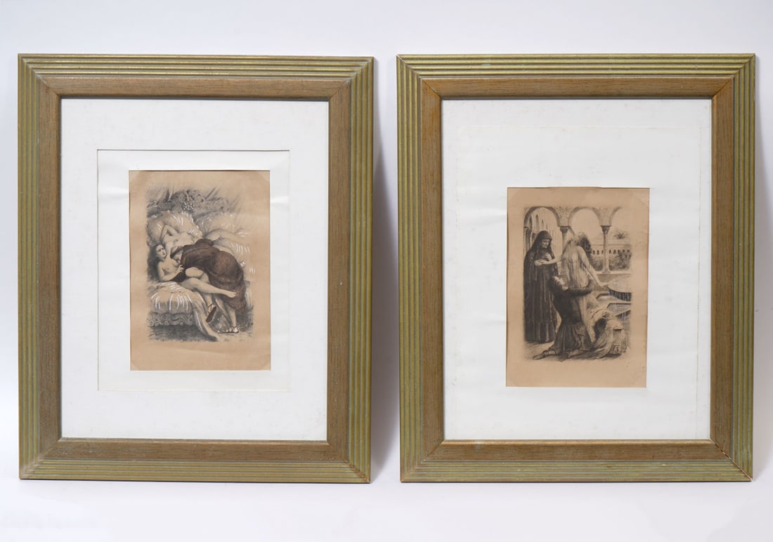 After Paul Emile-Becat Erotica Engravings (1 of 6)