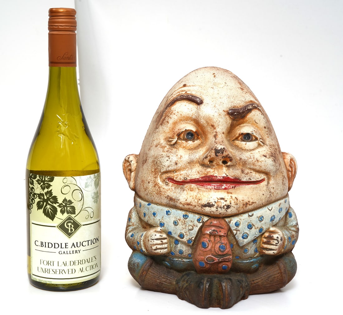 Humpty Dumpty Vintage Cast Iron Door Stop (1 of 7)
