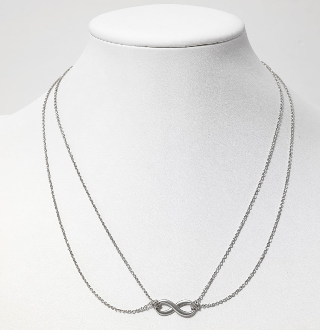 Tiffany & Co. Sterling Infinity Necklace (1 of 6)