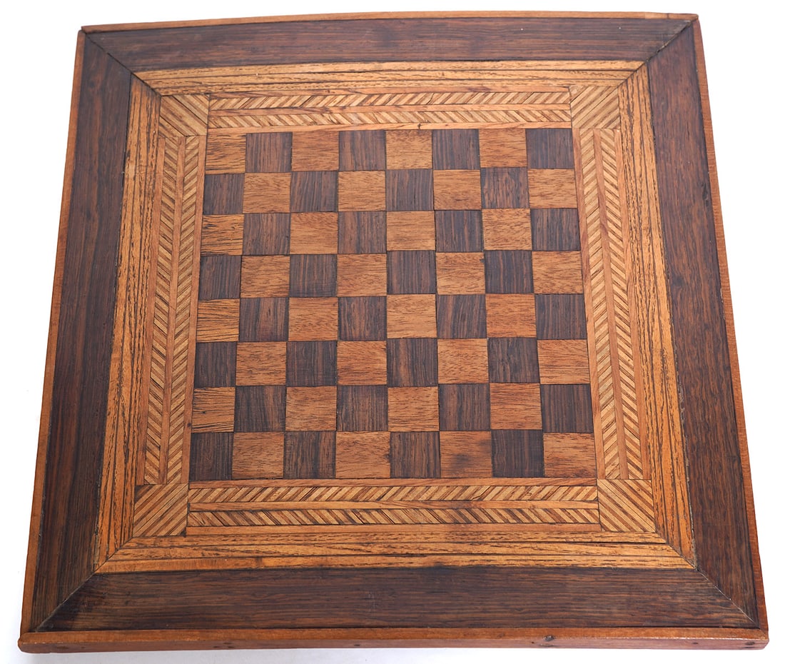 English 19th C. Rosewood Game Board (1 of 5)