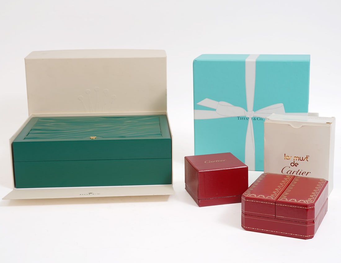 Cartier, Rolex & Tiffany Presentation Boxes (1 of 11)