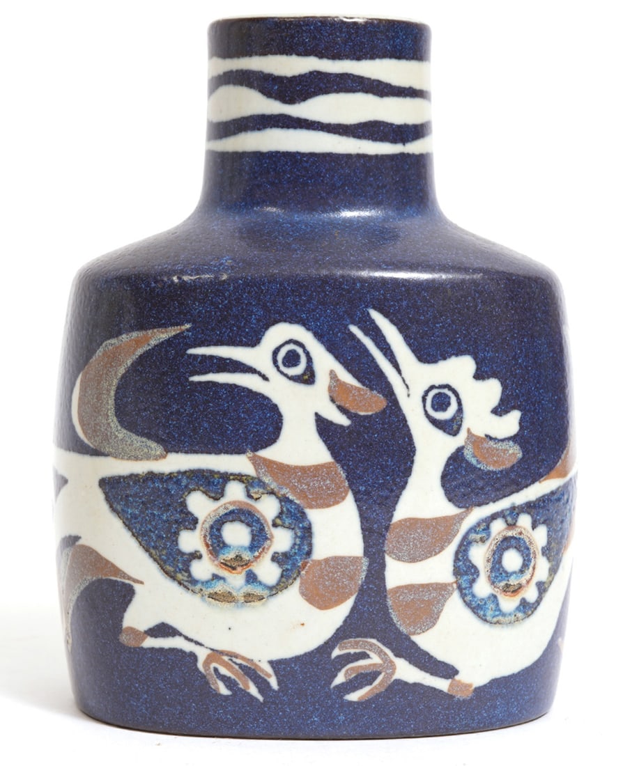 Royal Copenhagen Faience Baca Vase Nils Thorsson (1 of 7)