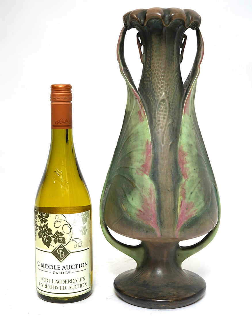 Art Nouveau Amphora Pottery Vase (1 of 8)
