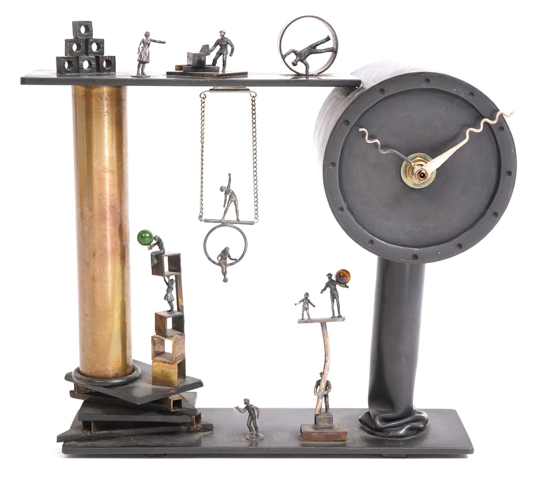 Acrobat Clock' by Mary Ann & Malcolm Owen (1 of 7)