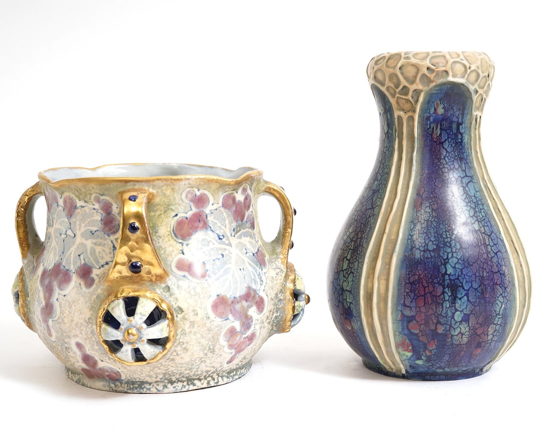 Amphora Art Nouveau Two Vases (1 of 14)