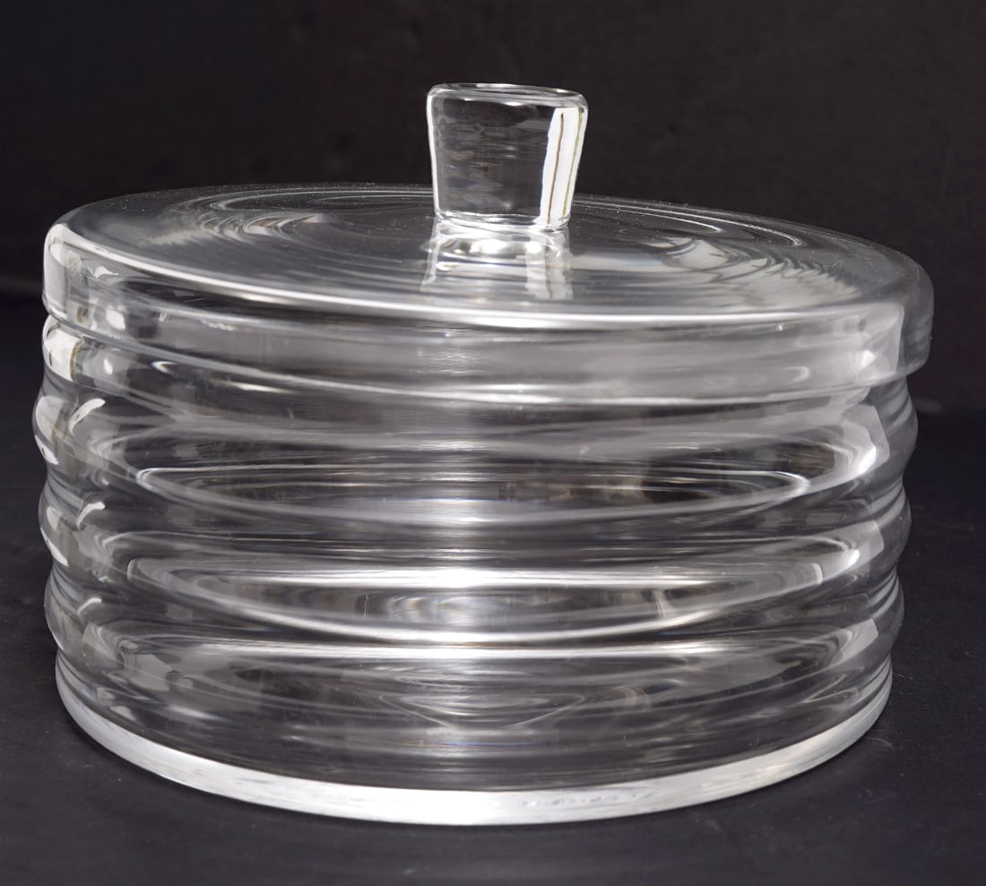 Baccarat Crystal Biscuit or Cookie Jar (1 of 5)