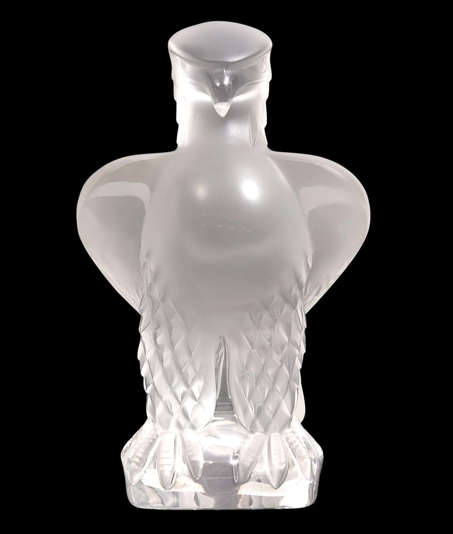 Lalique Crystal Standing Eagle Figure (1 of 7)