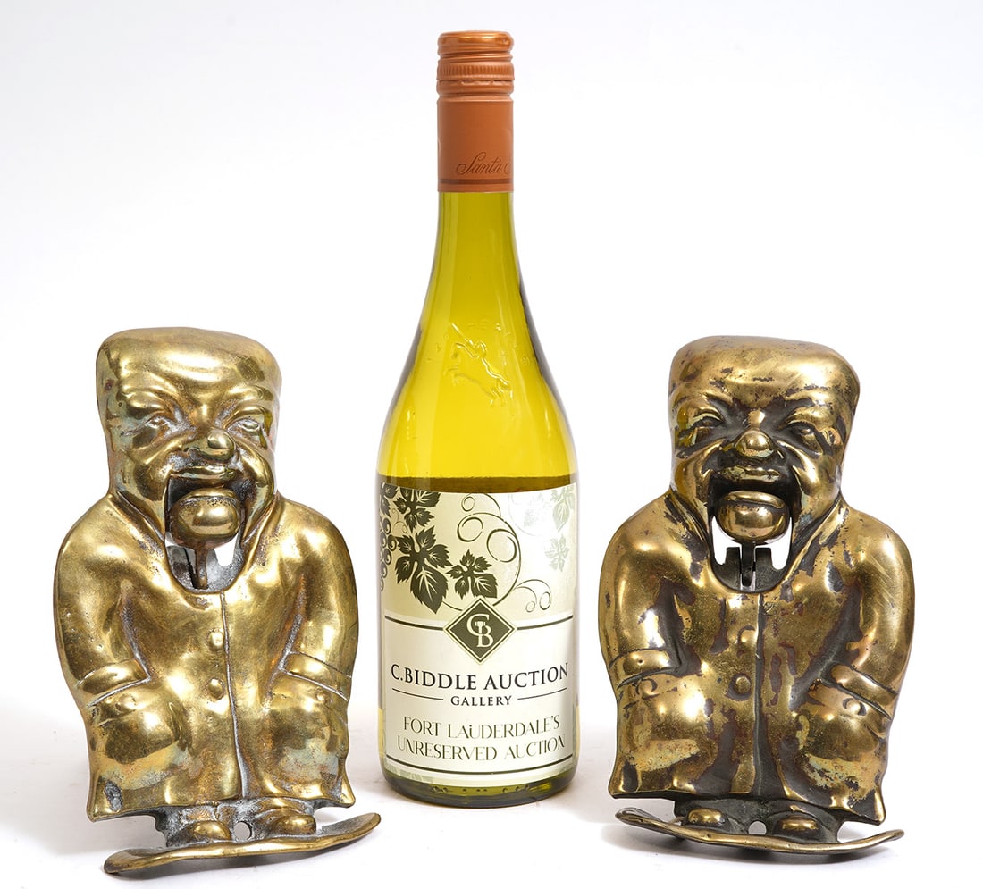 2 'Mr. Magoo' 19th C Brass Nutcrackers (1 of 4)