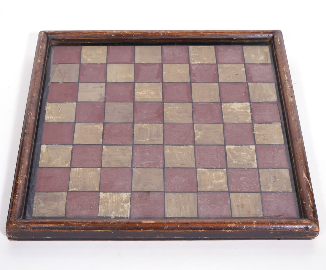 Vintage Folk Art Eglomise Game Board (1 of 4)