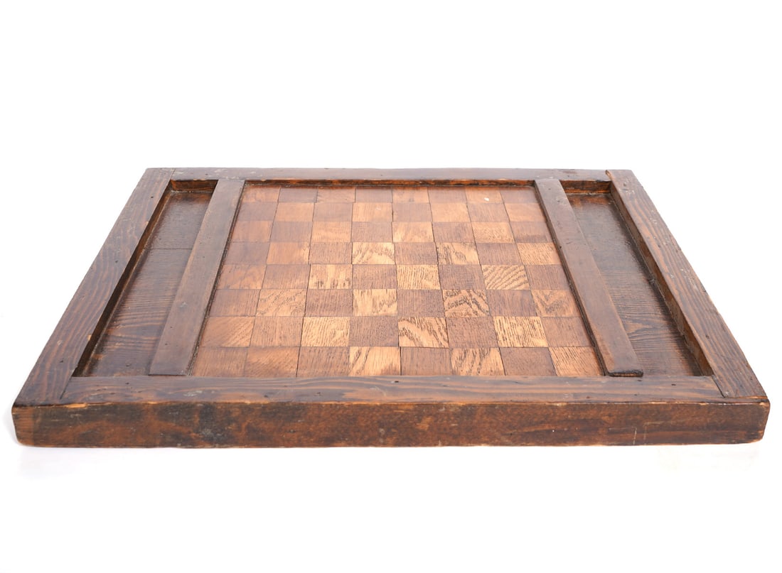 Antique Handmade Wooden Game Board (1 of 5)