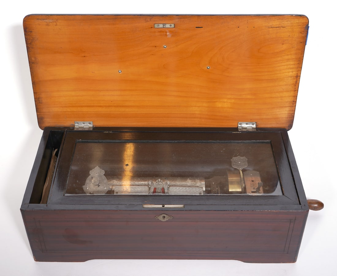 Antique Swiss Cylinder Music Box (1 of 9)