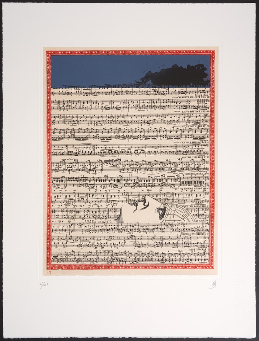 Varujan Boghosian 'Orpheus' 1997 Etching on Paper (1 of 4)