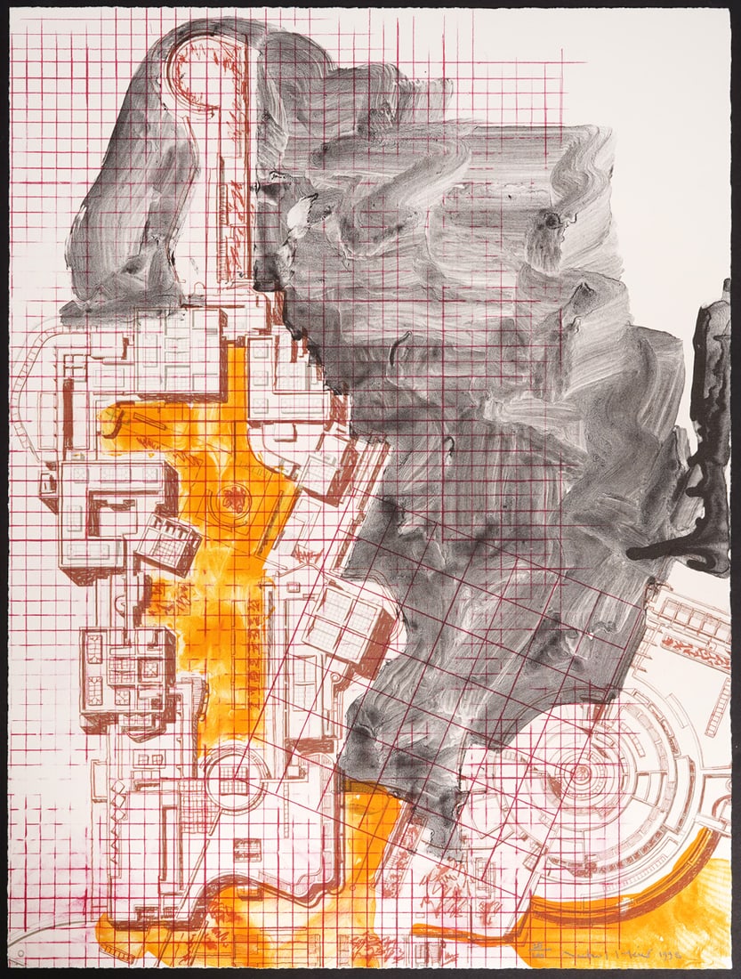 Richard Meier 'Getty Museum' Lithograph 1998 (1 of 6)