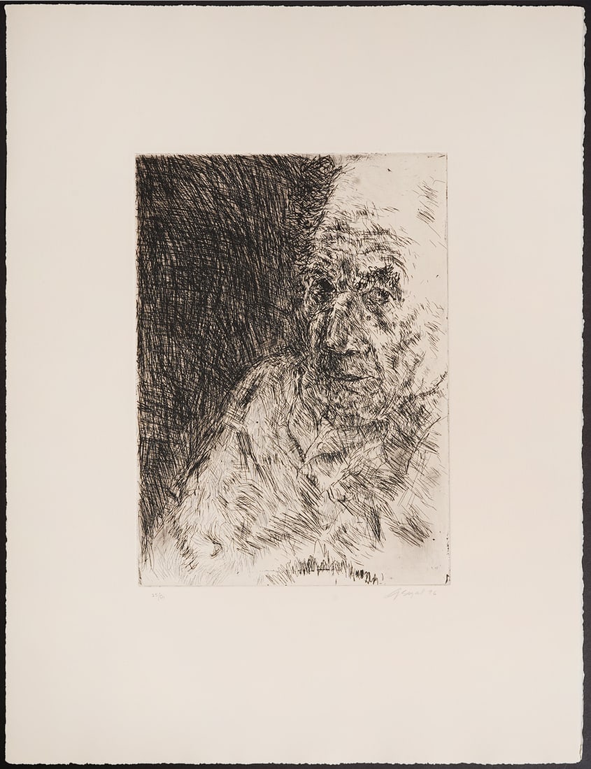 George Segal 'Self Portrait' 1996 Etching (1 of 4)