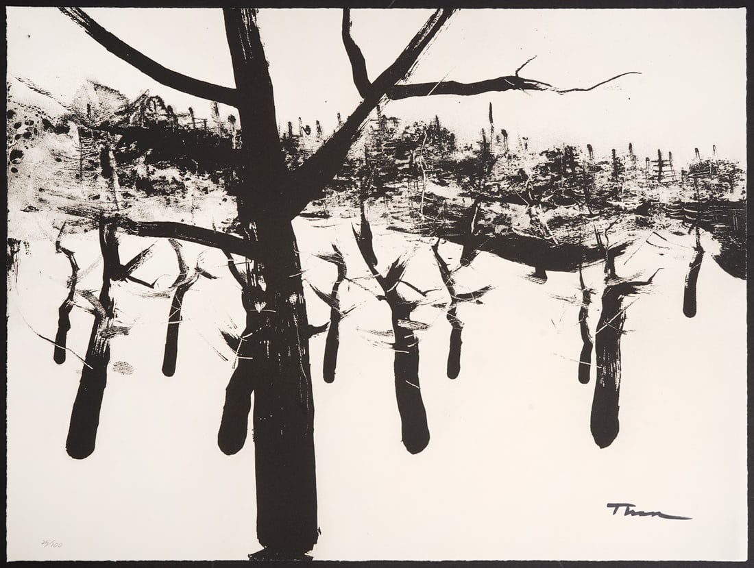 William Thon 'January' Etching 1997 (1 of 4)