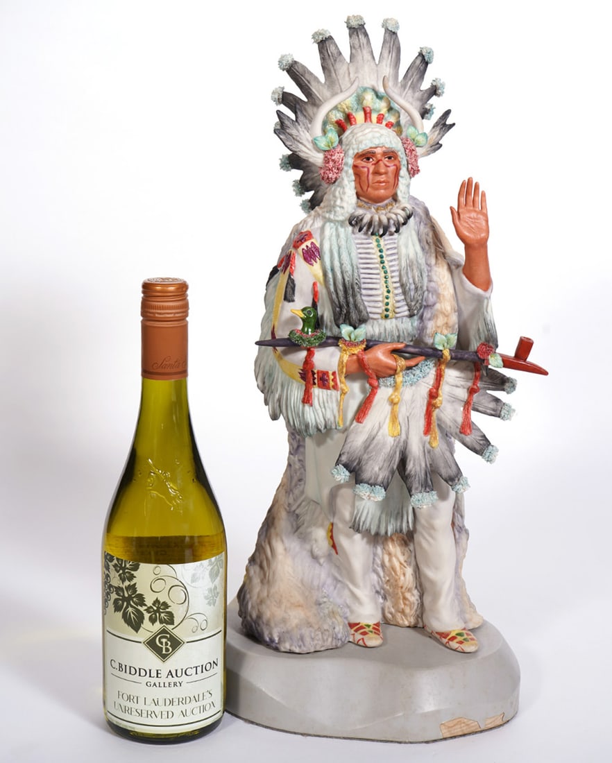 Cybis Sioux Wankan Tanka Porcelain Sculpture (1 of 9)
