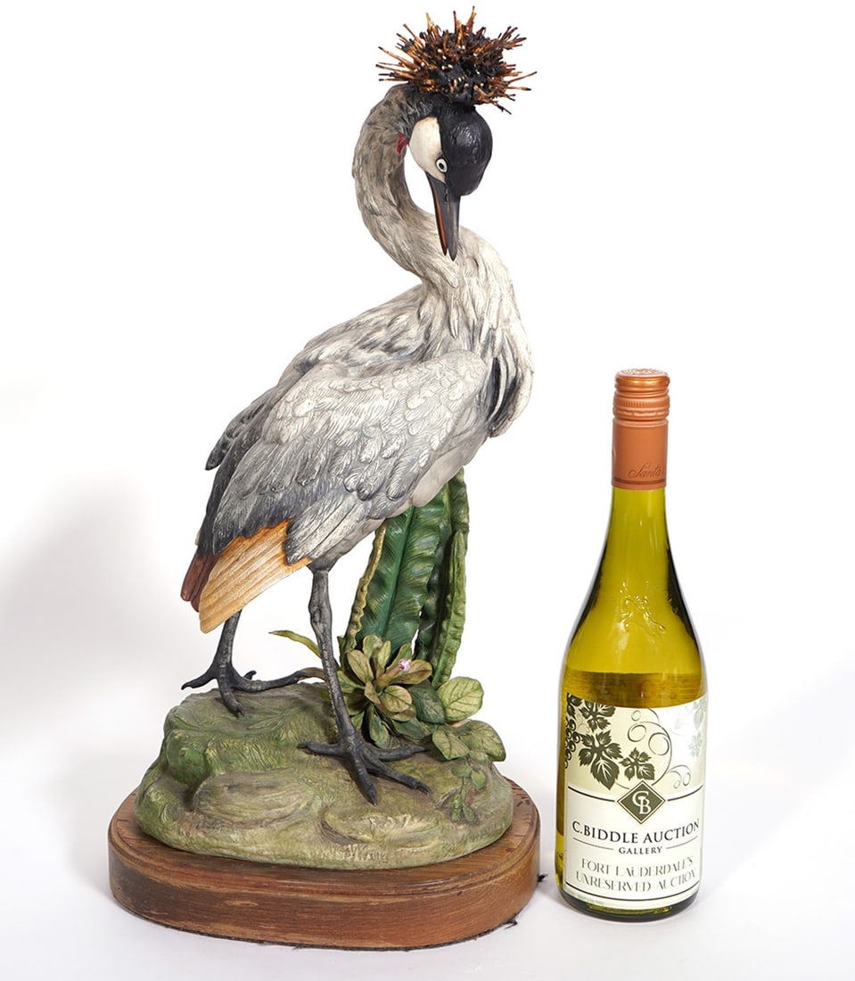 Cybis Large Heron Porcelain Sculpture (1 of 9)