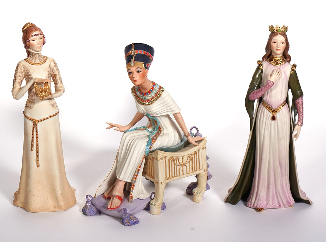 Cybis Porcelain Lady Macbeth,Nefertiti & Esther (1 of 7)