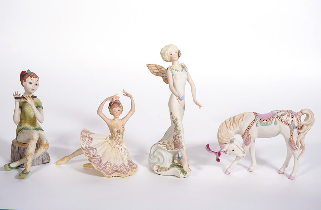 Cybis Porcelain Peter Pan, Ballet, Pony, Titania (1 of 13)