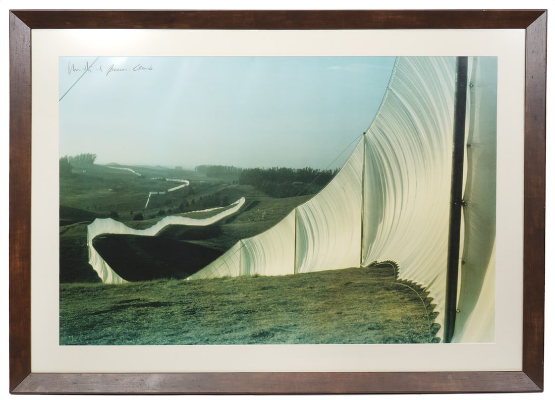 Christo & Jeanne-Claude 'Running Fence' Signed (1 of 5)