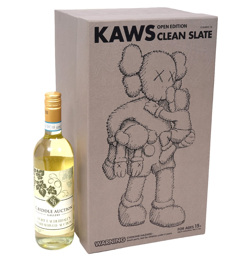 KAWS: CLEAN SLATE FIGURES BROWN: KAWS: CLEAN SLATE (Brown) is an iconic limited-edition vinyl figure created by the renowned American contemporary artist and designer of KAWS, Brian Donnelly. It was released in December 2018 to comme