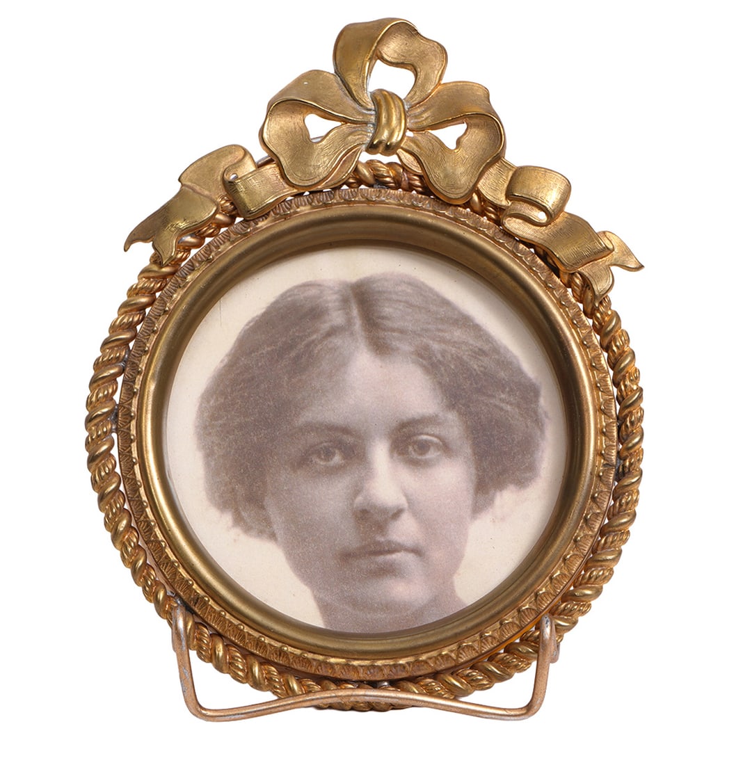 Five Antique Bronze Picture Frames - 6