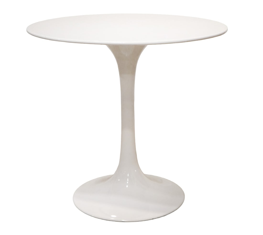 White Tulip Table with Pedestal base (1 of 6)