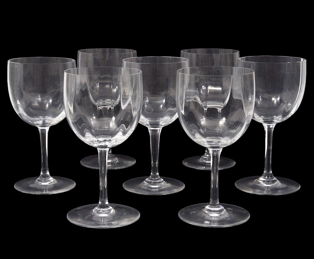 7 Baccarat "Montaigne" Crystal Tall Water Goblets (1 of 7)