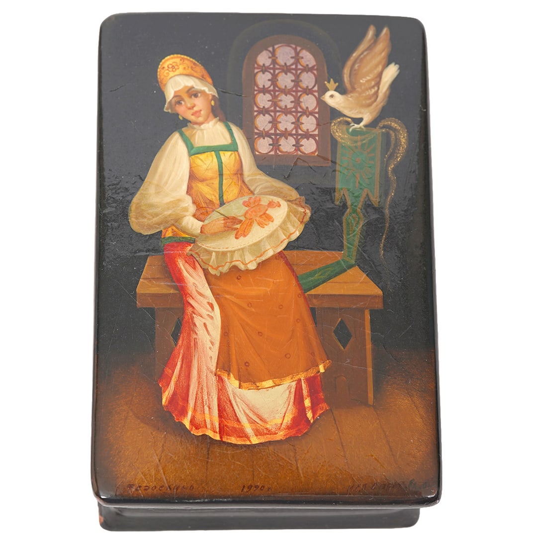Two Russian Lacquer Boxes - 3
