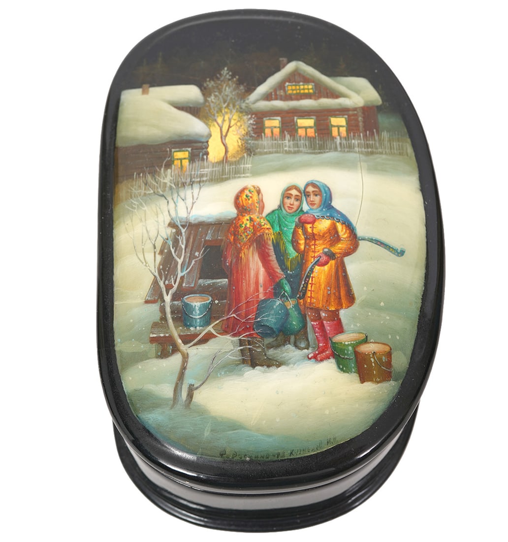 Three Russian Lacquer Boxes - 3