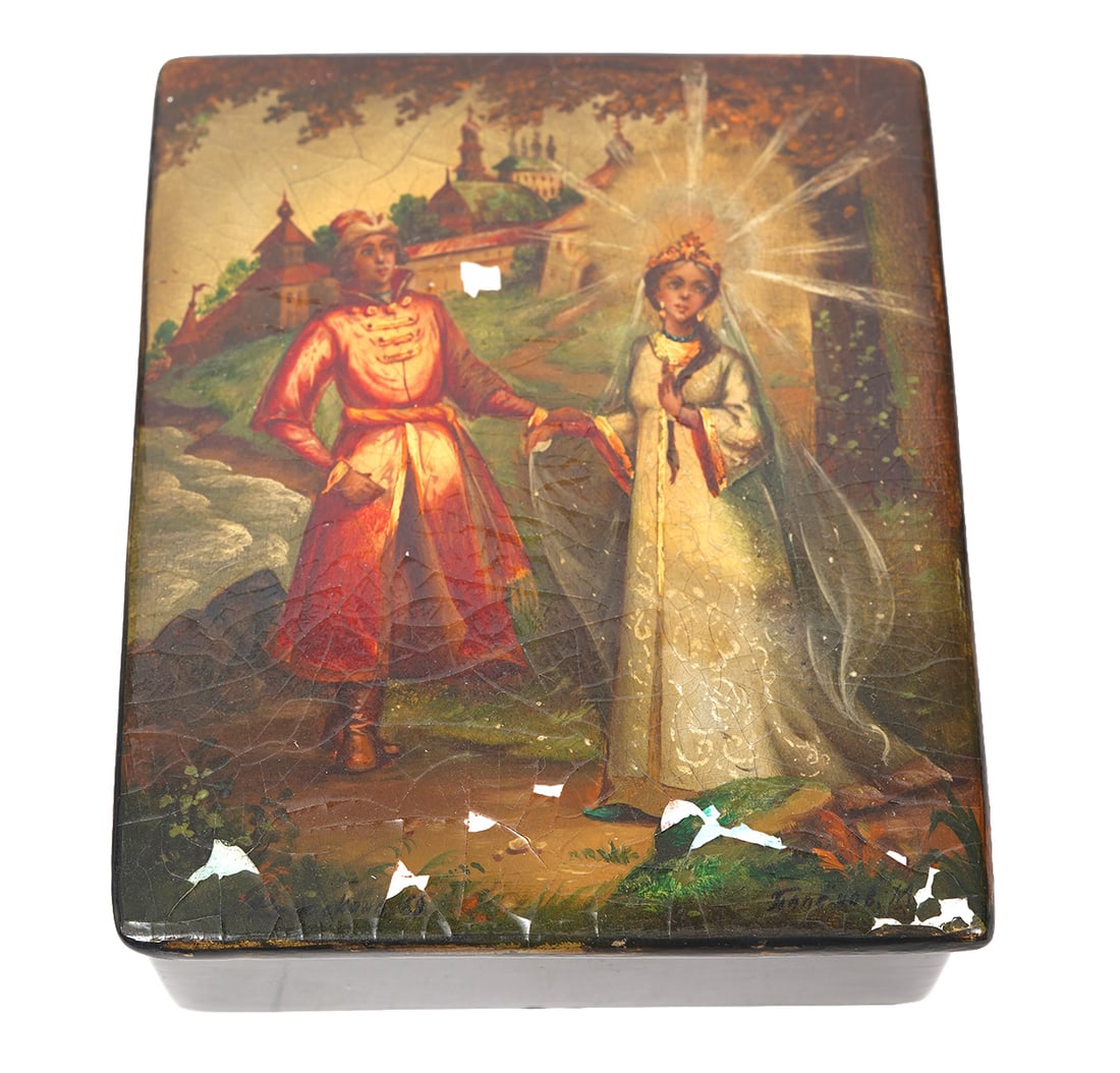 Three Russian Lacquer Boxes - 4